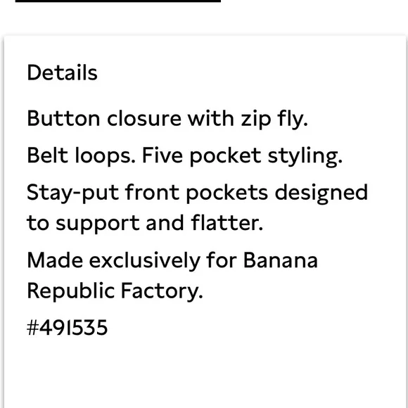 NWT Banana Republic High Rise Skinny Jeans - Picture 11 of 12